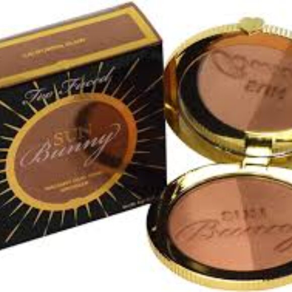✅ Too Faced SUN BUNNY Dual Shaded Natural Bronzer ✨ BNIB - Picture 3 of 9